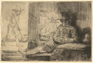 Golfspilleren af Rembrandt van Rijn