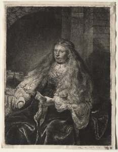 Den store jødiske brud af Rembrandt van Rijn