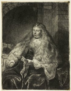 Den store jødiske brud af Rembrandt van Rijn