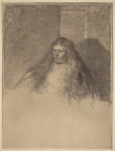 Den store jødiske brud af Rembrandt van Rijn