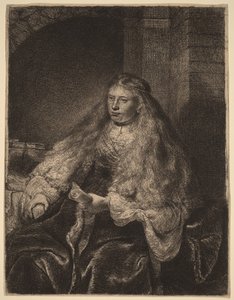 Den store jødiske brud af Rembrandt van Rijn
