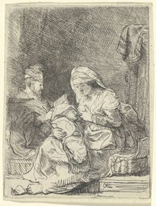 Den Hellige Familie af Rembrandt van Rijn