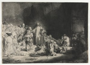 De hundrede gylden print, ca. 1649. af Rembrandt van Rijn