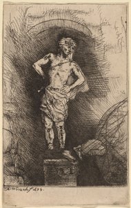 Billedet set af Nebukadnezzar af Rembrandt van Rijn