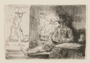 Kolf-afspilleren af Rembrandt van Rijn
