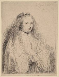 Den lille jødiske brud (Saskia som Sankt Katarina) af Rembrandt van Rijn