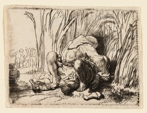 Munken i Kornmarken af Rembrandt van Rijn