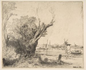 Omval, 1645. af Rembrandt van Rijn