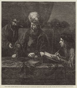 Ejeren af vingården betaler sine arbejdere af Rembrandt van Rijn