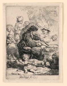 Pandekagekvinden af Rembrandt van Rijn