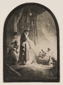 Opvækningen af Lazarus af Rembrandt van Rijn