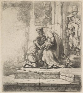 Den fortabte søns tilbagevenden, 1636. af Rembrandt van Rijn