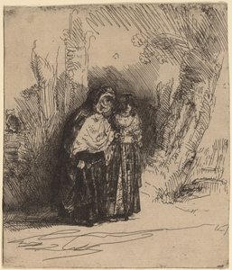 Den spanske sigøjner "Preciosa" af Rembrandt van Rijn