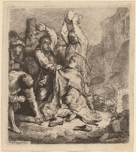 Steningen af Sankt Stefan af Rembrandt van Rijn