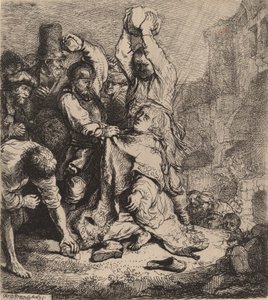Steningen af Sankt Stefan, 1635. af Rembrandt van Rijn