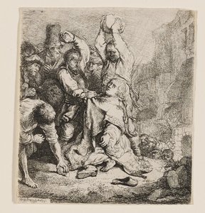 Steningen af den hellige Stefanus af Rembrandt van Rijn