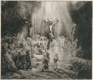 De tre kors, ca. 1653 af Rembrandt van Rijn
