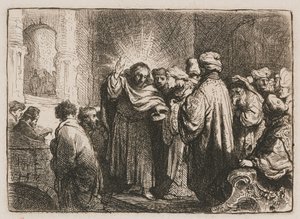 Hyldestpengene Hyldestpengene af Rembrandt van Rijn