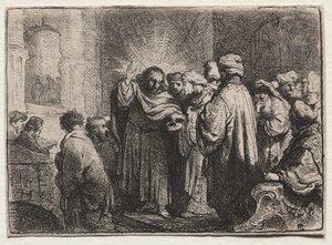 Hyldestpengene, ca. 1635. af Rembrandt van Rijn