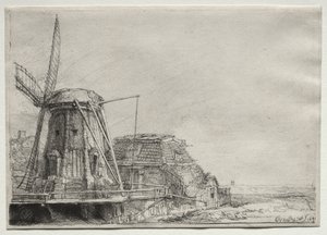 Vindmøllen af Rembrandt van Rijn
