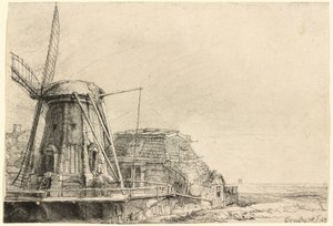 Vindmøllen af Rembrandt van Rijn