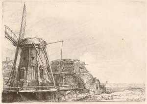 Vindmøllen af Rembrandt van Rijn