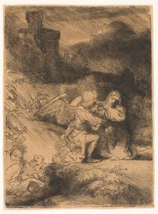 Kvalen i haven af Rembrandt van Rijn