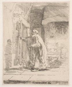 Tobits blindhed: det større billede af Rembrandt van Rijn
