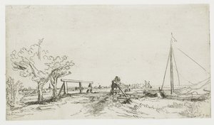 Broen ved Klein Kostverloren på Amstel af Rembrandt van Rijn