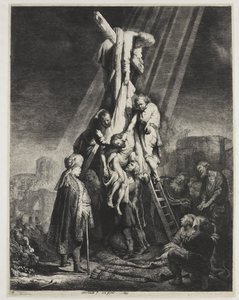Nedstigningen fra korset: anden plade af Rembrandt van Rijn
