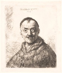 Det første orientalske hoved (Rembrandts far?) af Rembrandt van Rijn