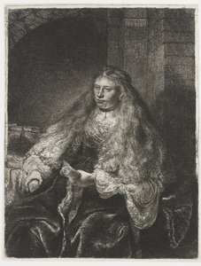 Den store jødiske brud af Rembrandt van Rijn