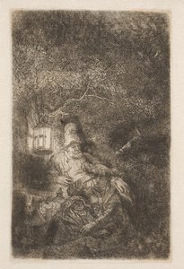 Resten af flyveturen: et natstykke af Rembrandt van Rijn