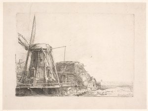 Vindmøllen af Rembrandt van Rijn