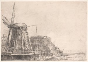 Vindmøllen af Rembrandt van Rijn