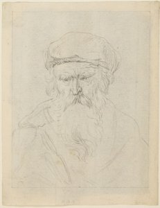 Gnavent gammel mand af Rembrandt van Rijn