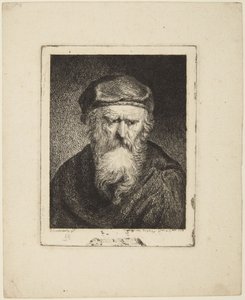 Muggen gammel mand af Rembrandt van Rijn