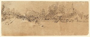 Udsigt over Diemen af Rembrandt van Rijn