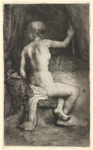 Kvinde med pilen af Rembrandt van Rijn