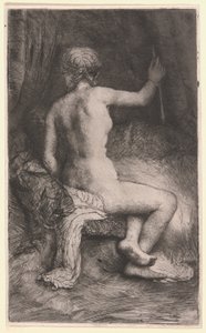 Kvinde med pilen af Rembrandt van Rijn