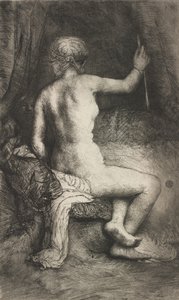 Kvinde med pilen, 1661. af Rembrandt van Rijn