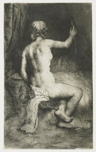 Kvinde med pilen af Rembrandt van Rijn