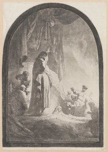 Lazarus’ opstandelse (stort billede) af Rembrandt van Rijn