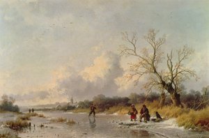 Vinter i Holland (olie)