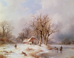 Vinterlandskab (olie)