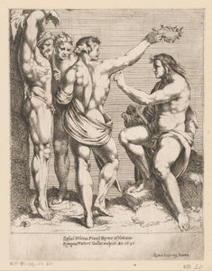 Apollo og Marsyas Tryk efter kompositioner af Raphael (serietitel) af Remy Vuibert