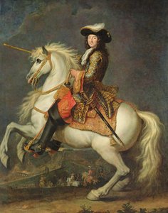 Rytterportræt af Ludvig XIV (1638-1715)