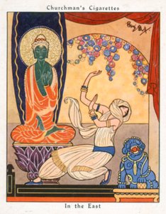 I Østen (farvelitografi) af René Bull