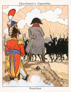 Napoleon (farvelitografi) af René Bull