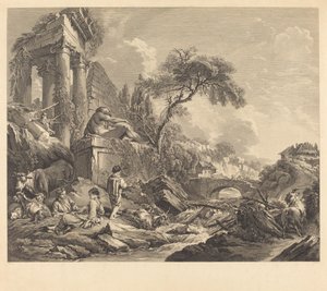 Den lesbiske spurv af René Gaillard after François Boucher